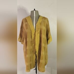 Umgee Mustard Yellow Knit Top